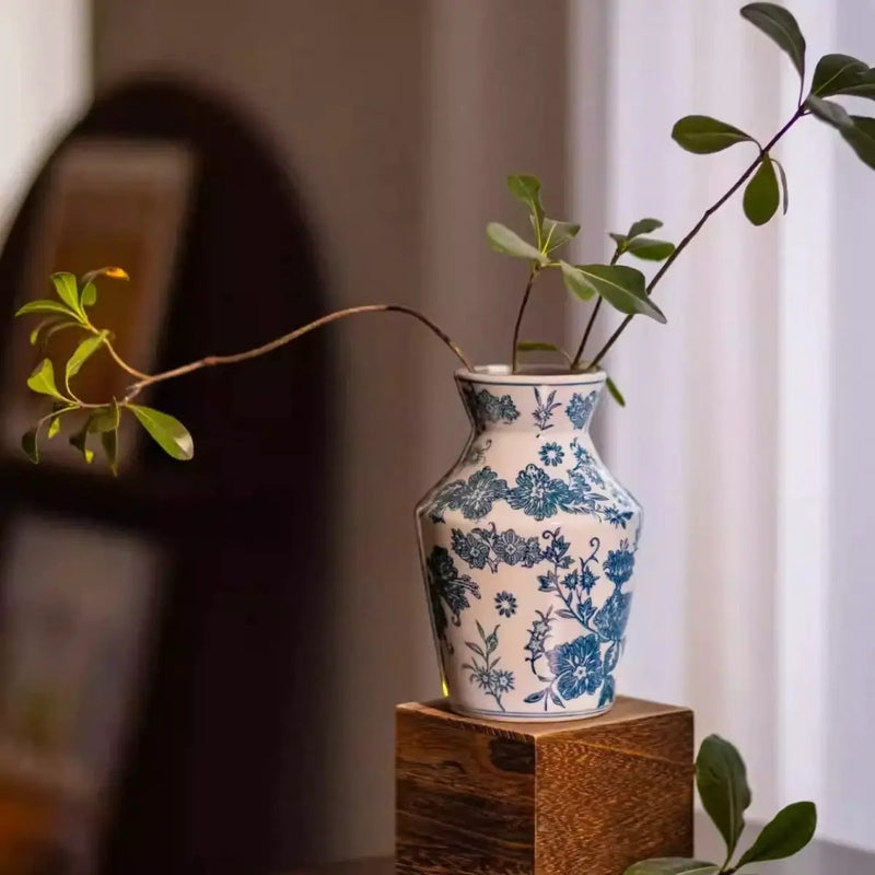 Indigo Porcelain Vase by RusticReach