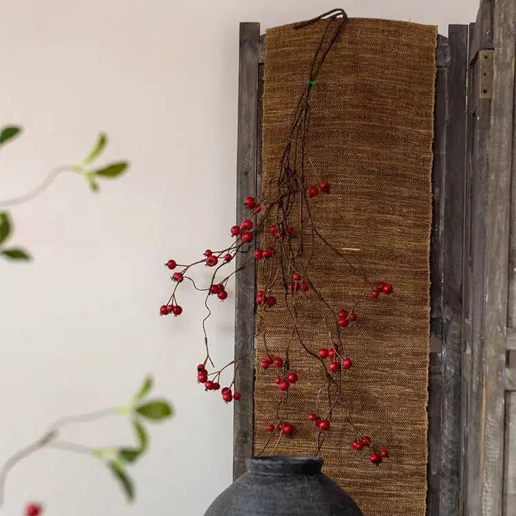 Leafless Berry Branch Stem 45.2" Tall by RusticReach