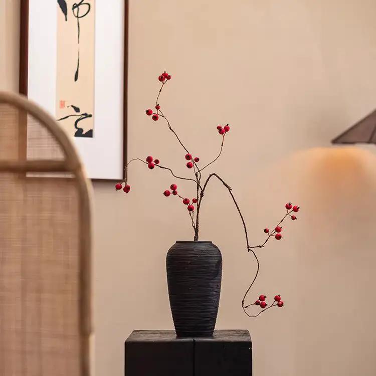 Leafless Berry Branch Stem 45.2" Tall by RusticReach