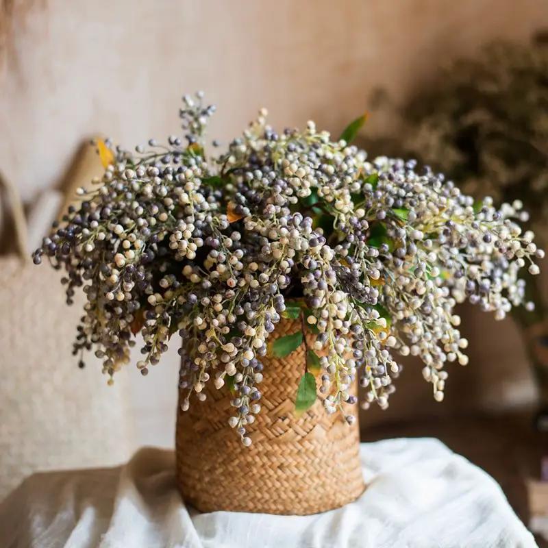 Faux Plant Linden Dilatatum Stem 17" Tall by RusticReach
