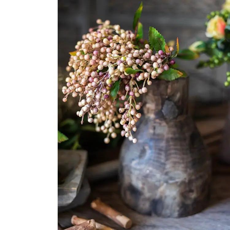 Faux Plant Linden Dilatatum Stem 17" Tall by RusticReach