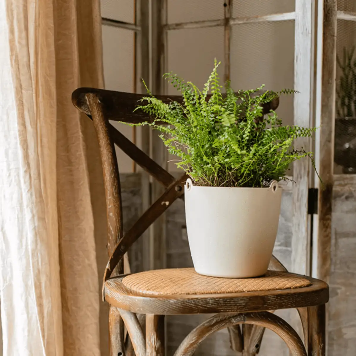 Modern Resin Hanging Planter for Artificial Plants by RusticReach
