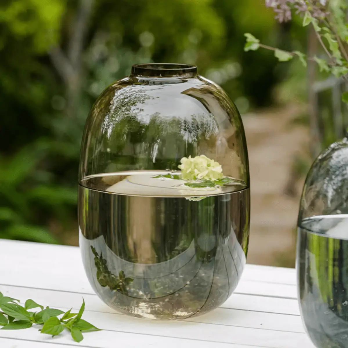 Modern Clear Glass Vase by RusticReach