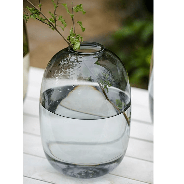 Modern Clear Glass Vase by RusticReach