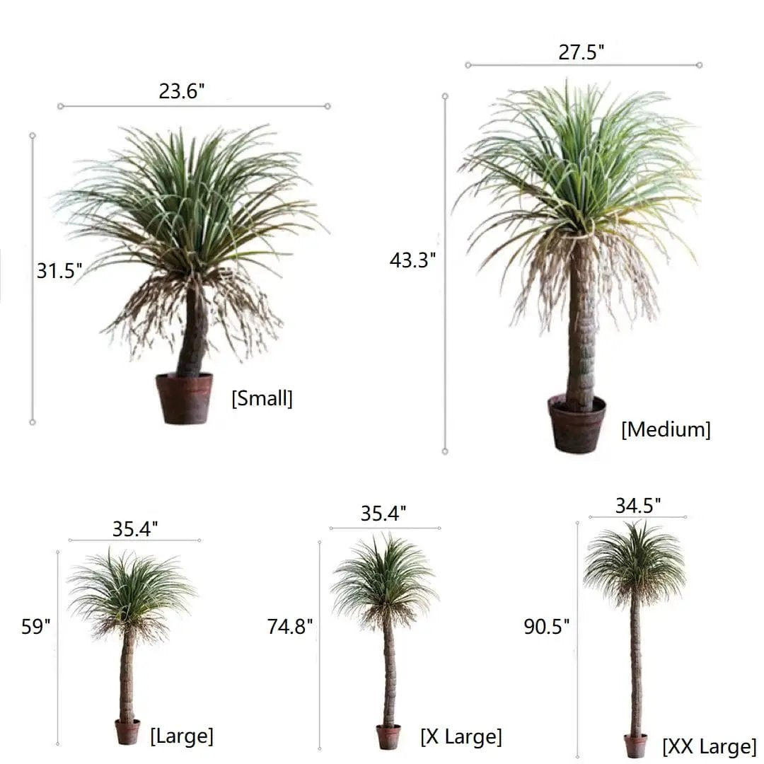 Moroccan Artificial Palm Tree In Pot by RusticReach