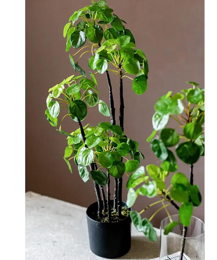 Artificial Potted Pilea Plant 26" Tall by RusticReach