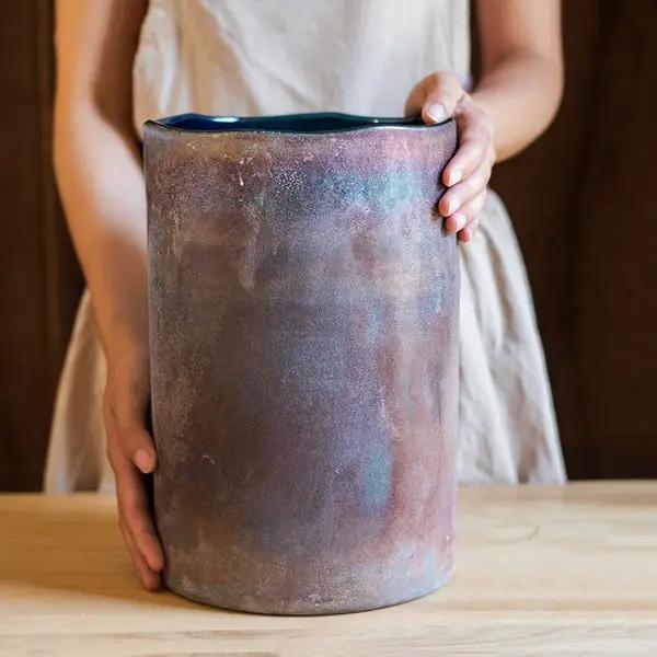 Rust Style Art Glass Vase by RusticReach