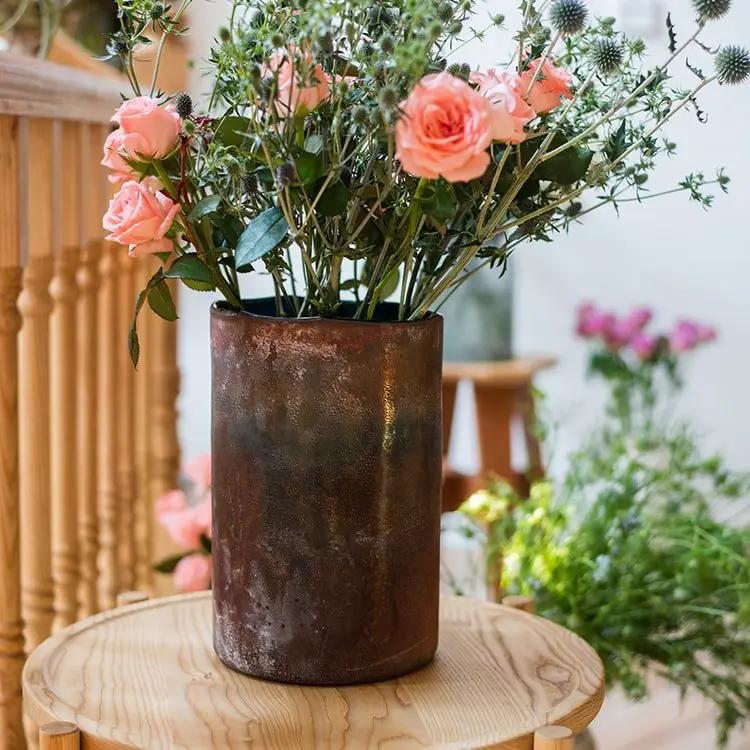 Rust Style Art Glass Vase by RusticReach