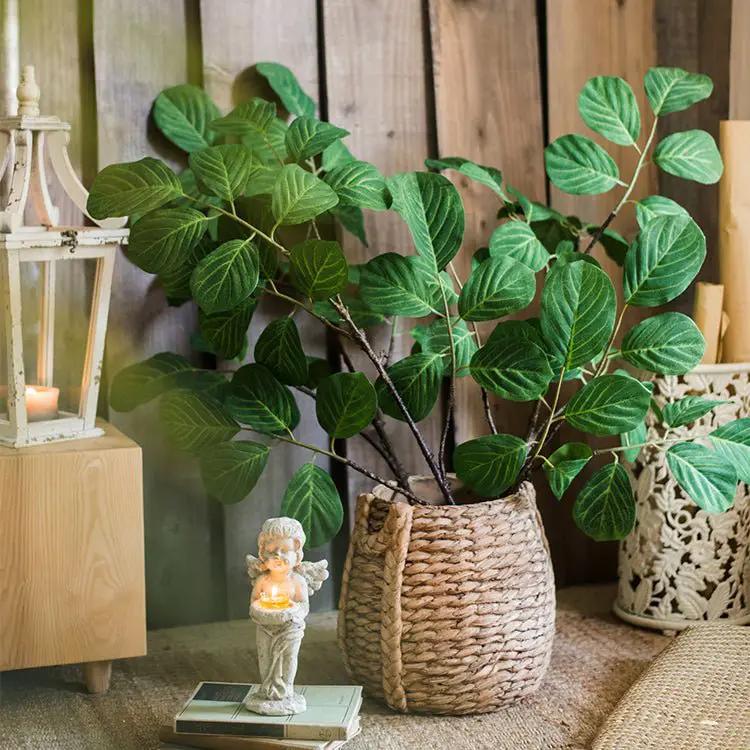 Large Rope Basket Cement Planter by RusticReach