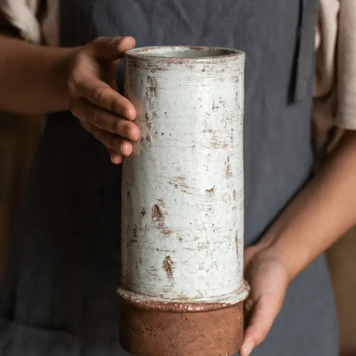 Restoration Ceramic Planter Vase by RusticReach