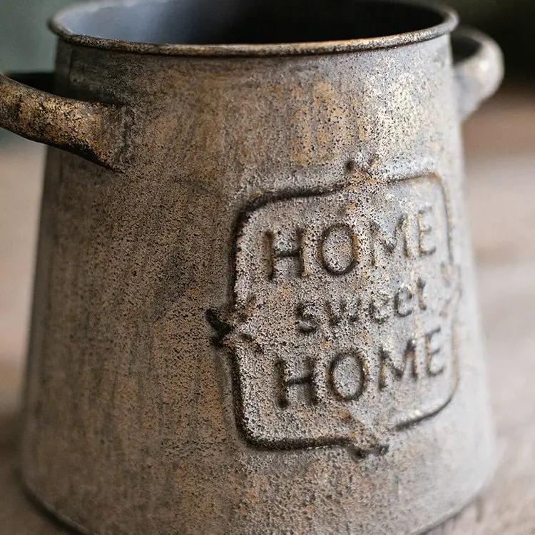 Restoration Sweet Home Flower Pot by RusticReach