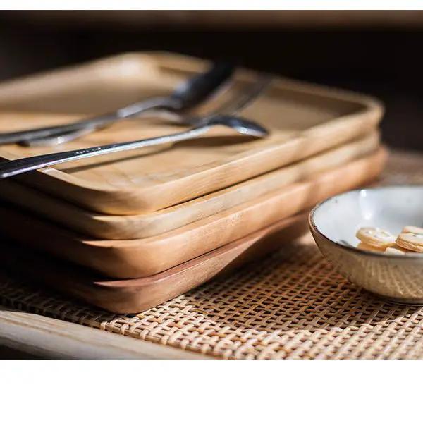 Natural Wood Plate Serving Tray by RusticReach