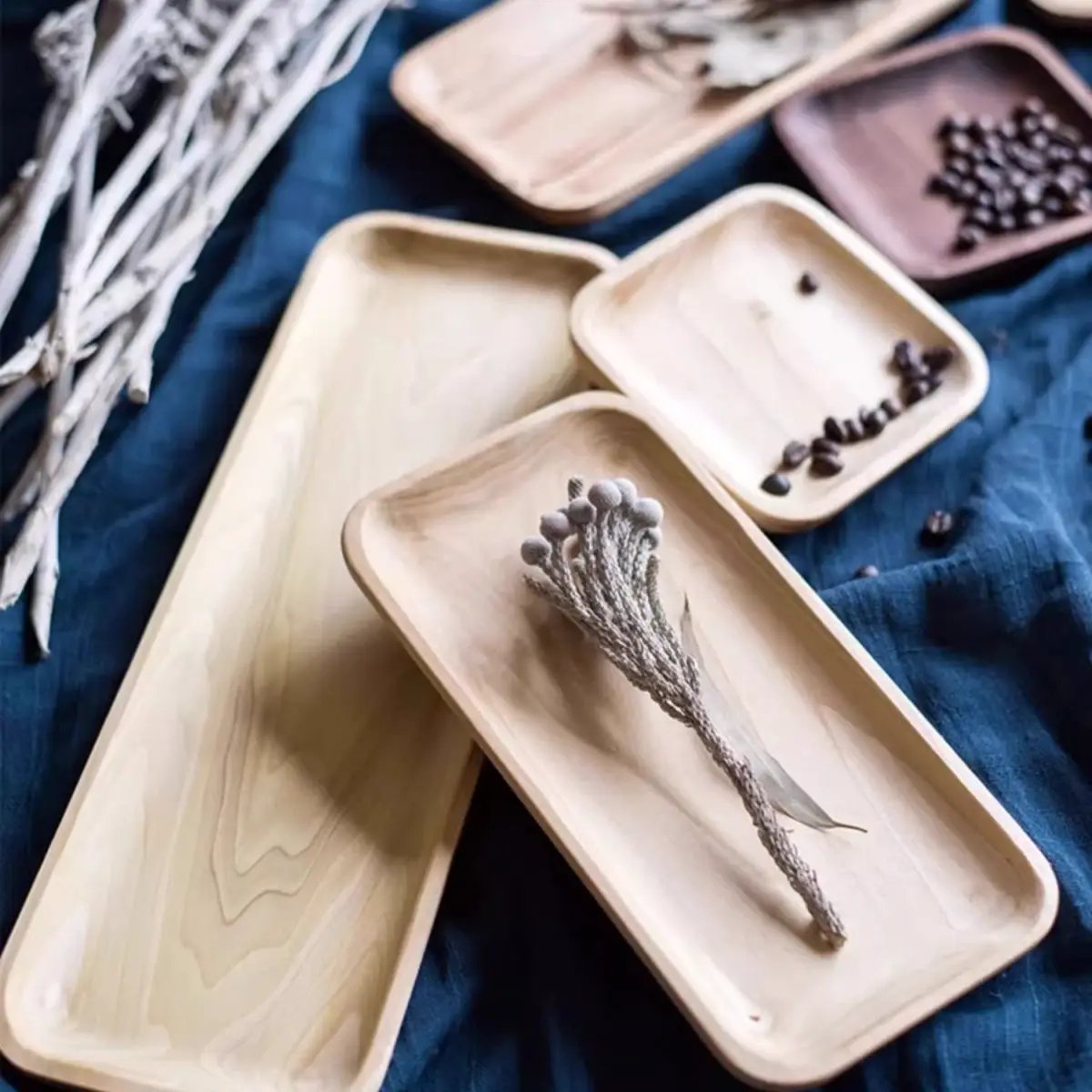 Solid Wood Snack Plate by RusticReach