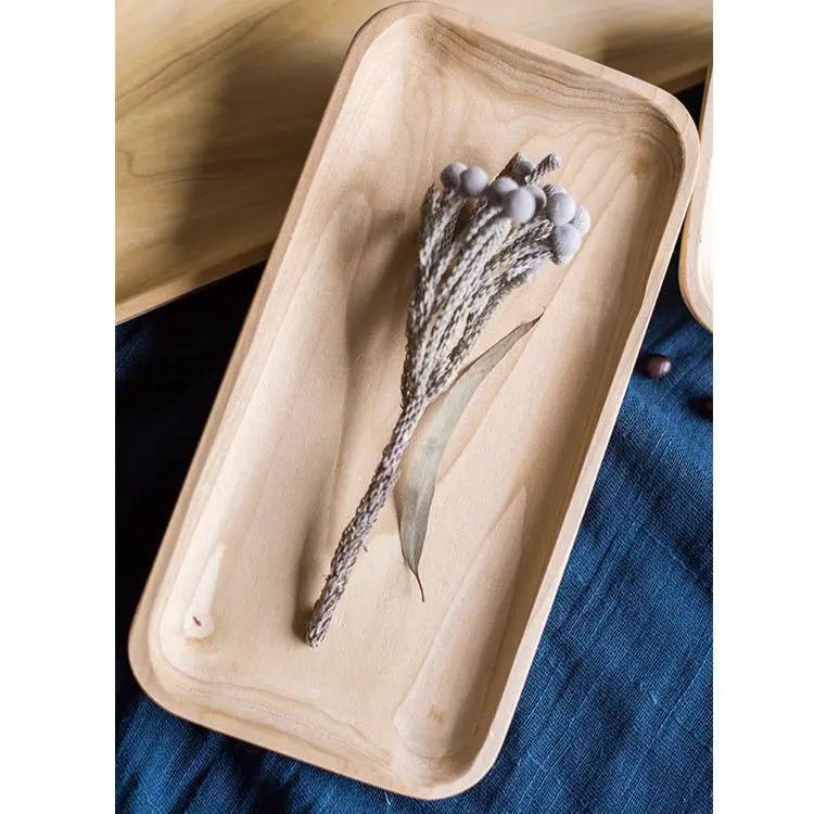 Solid Wood Snack Plate by RusticReach