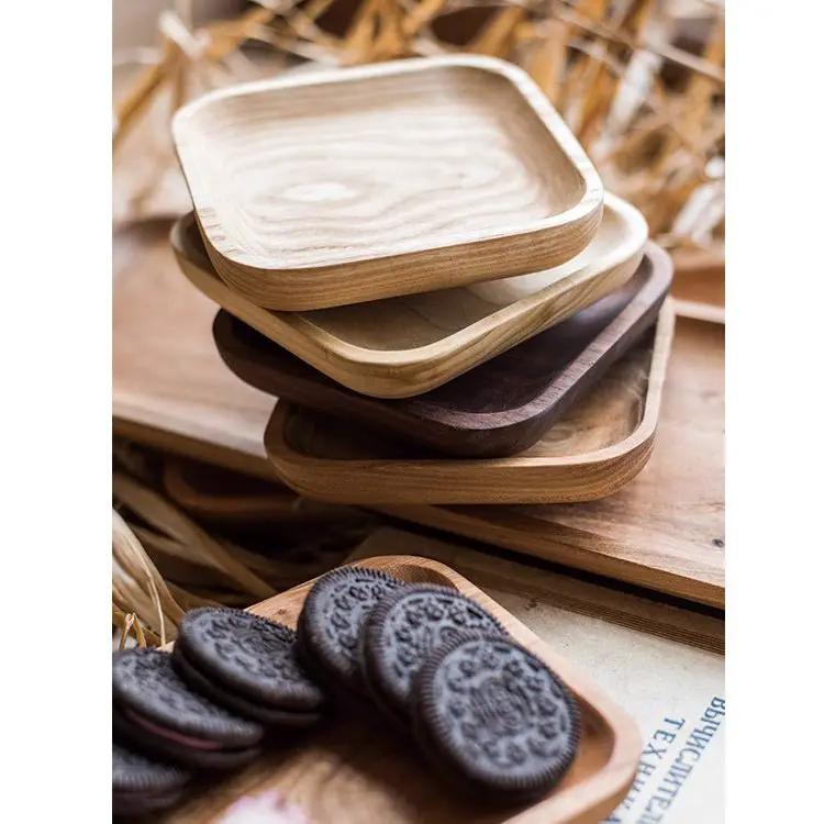 Solid Wood Snack Plate by RusticReach