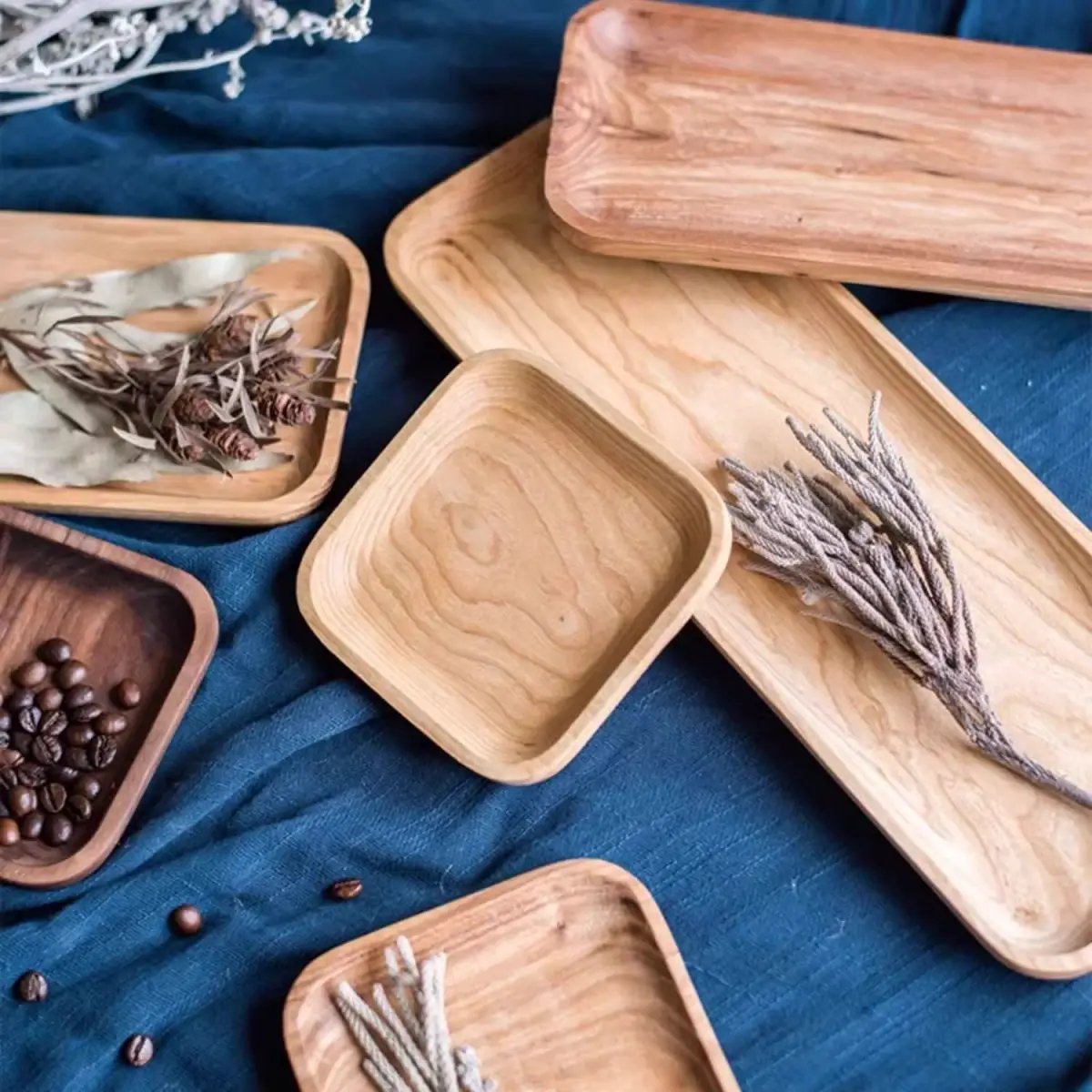 Solid Wood Snack Plate by RusticReach