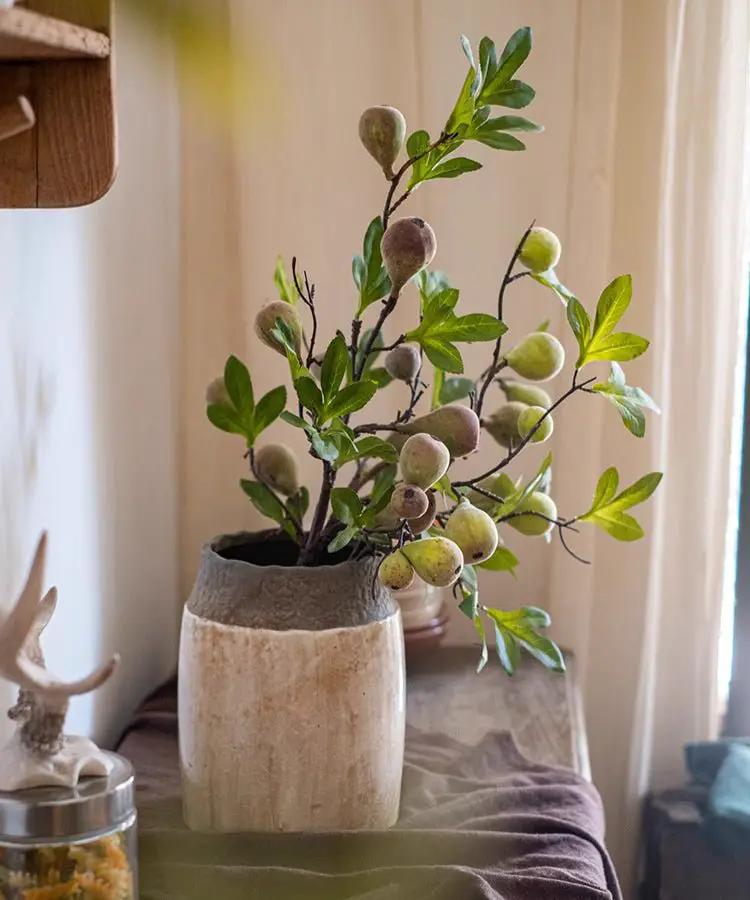 Wild Garden Faux Fig Stem 35.4" Tall by RusticReach