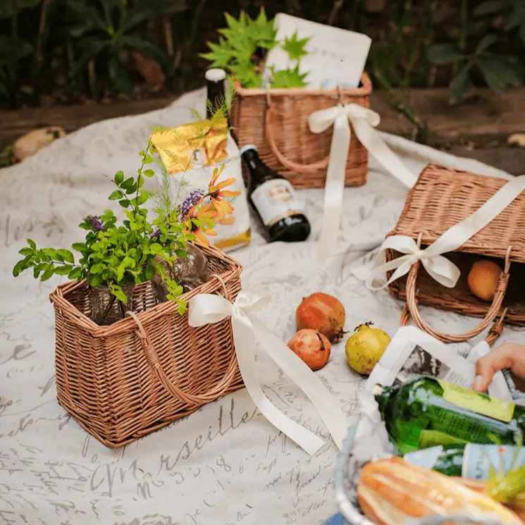 Willow Carry Basket Bag by RusticReach