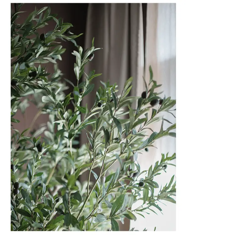 Extra Large Artificial Olive Tree 90" Tall by RusticReach