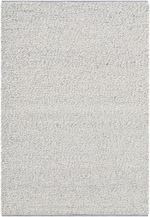 Wolven Ivory Chunky Looped Weave Cottage Farmhouse NZ Wool Handmade Area Rug - Clearance