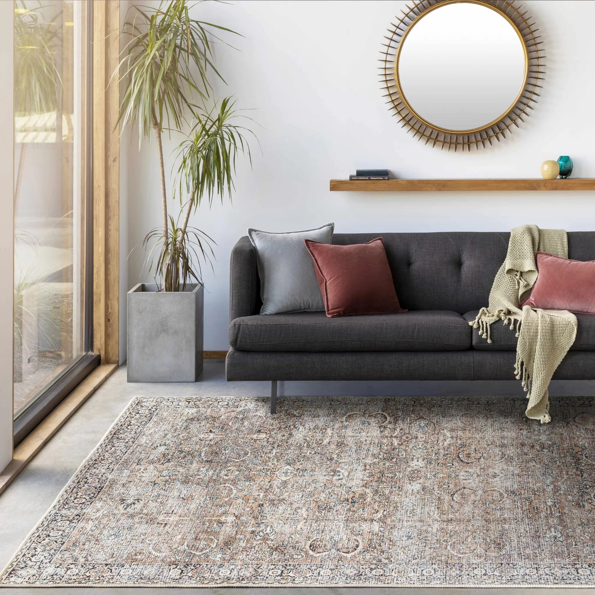 Jill Washable Area Rug - Clearance by Boutique Rugs