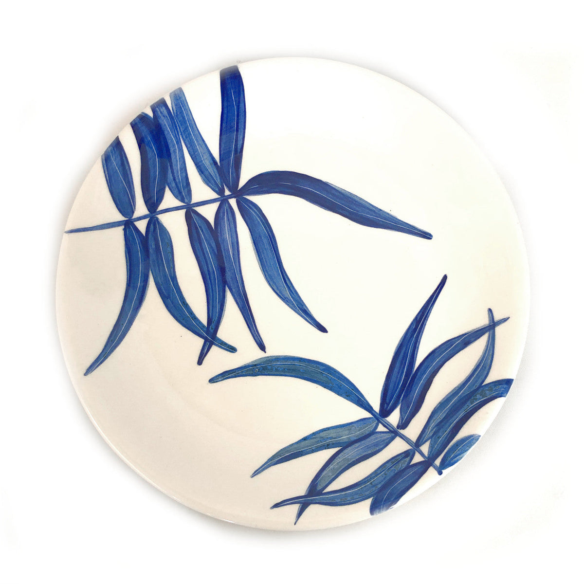 Floating Leaves Dinner Plate - Blue, photo 2 of 6