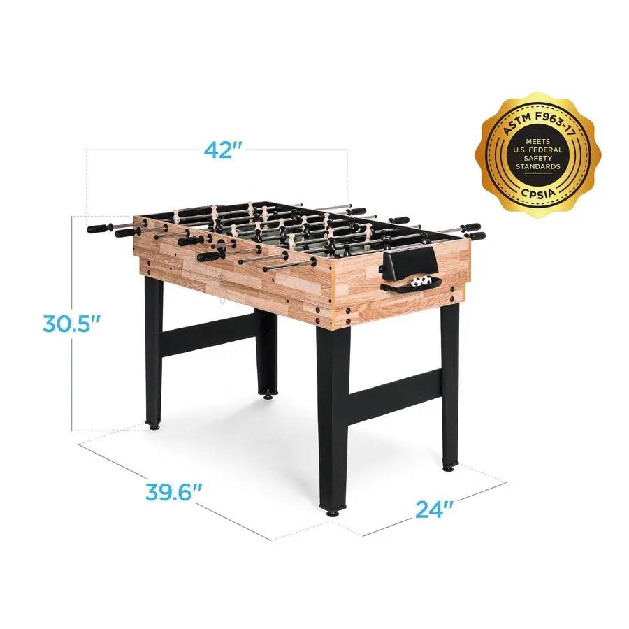 10-in-1 Combo Game Room Table Set Pool, Foosball, Ping Pong, Chess by HomePacific