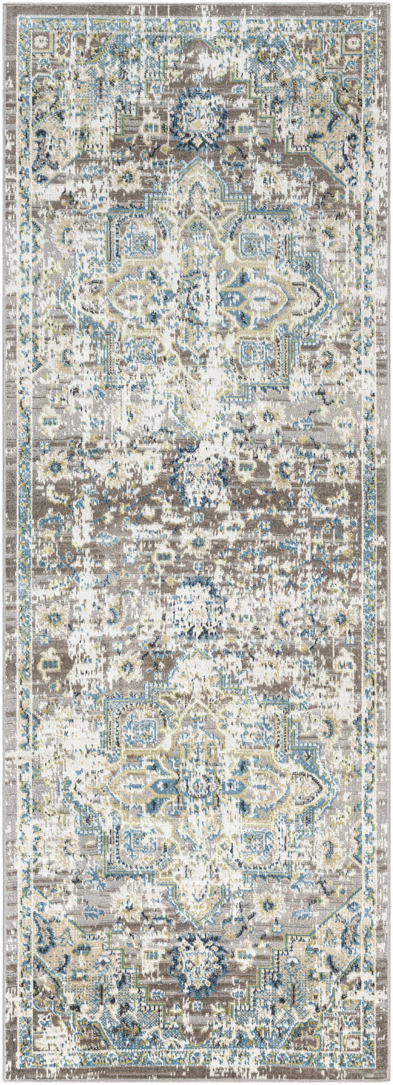 Cabacungan Gray & Blue Washable Area Rug by Boutique Rugs