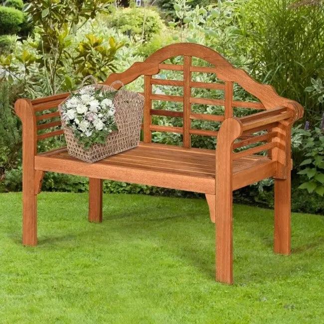 FarmHome Folding 2 Seater Garden Eucalyptus Bench by HomePacific