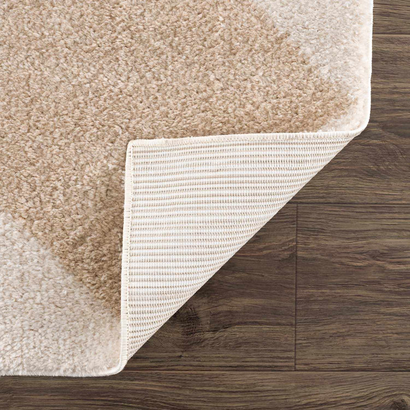 Arilla Beige Washable Diamond Area Rug by Boutique Rugs