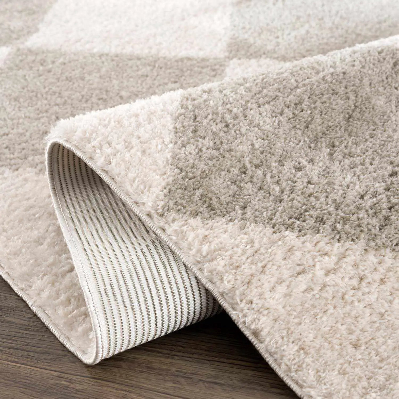 Arilla Gray Washable Diamond Area Rug by Boutique Rugs