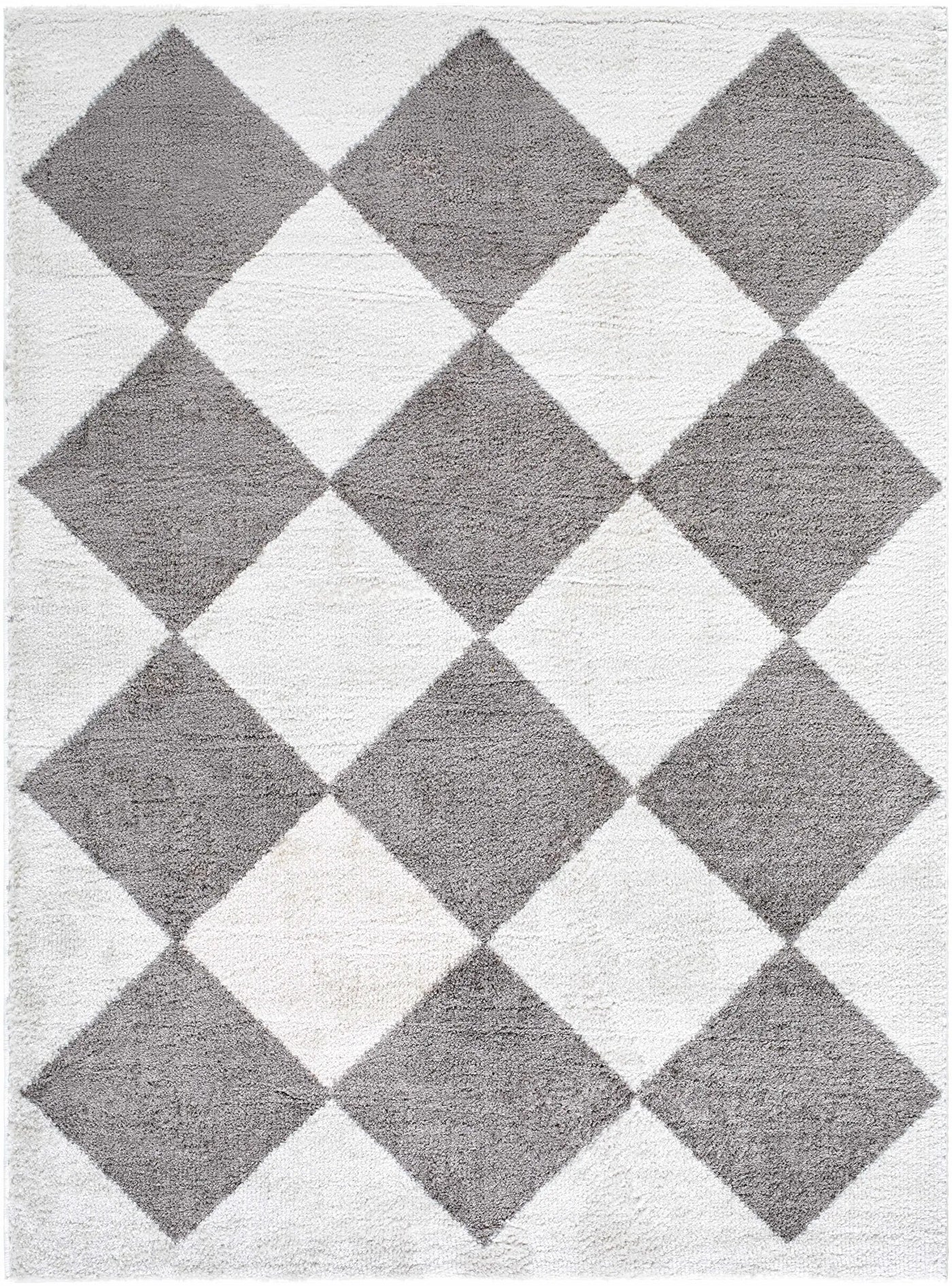 Arilla Diamond Checkered Washable Area Rug by Boutique Rugs
