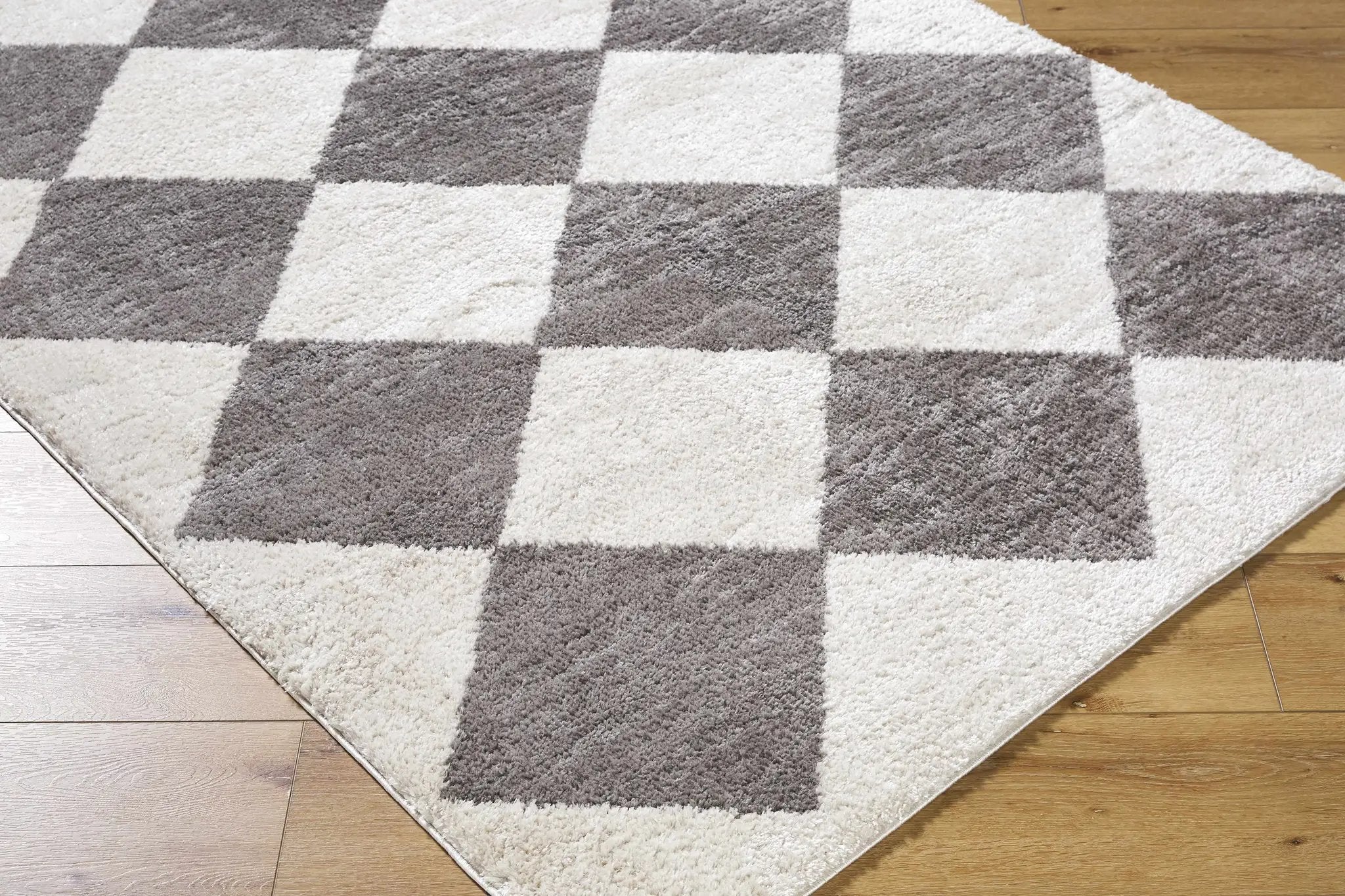 Arilla Diamond Checkered Washable Area Rug by Boutique Rugs