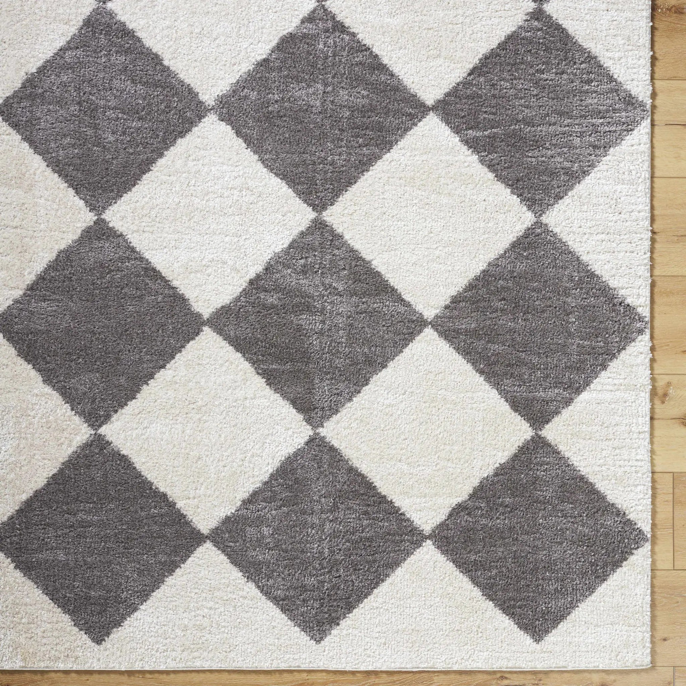 Arilla Diamond Checkered Washable Area Rug by Boutique Rugs