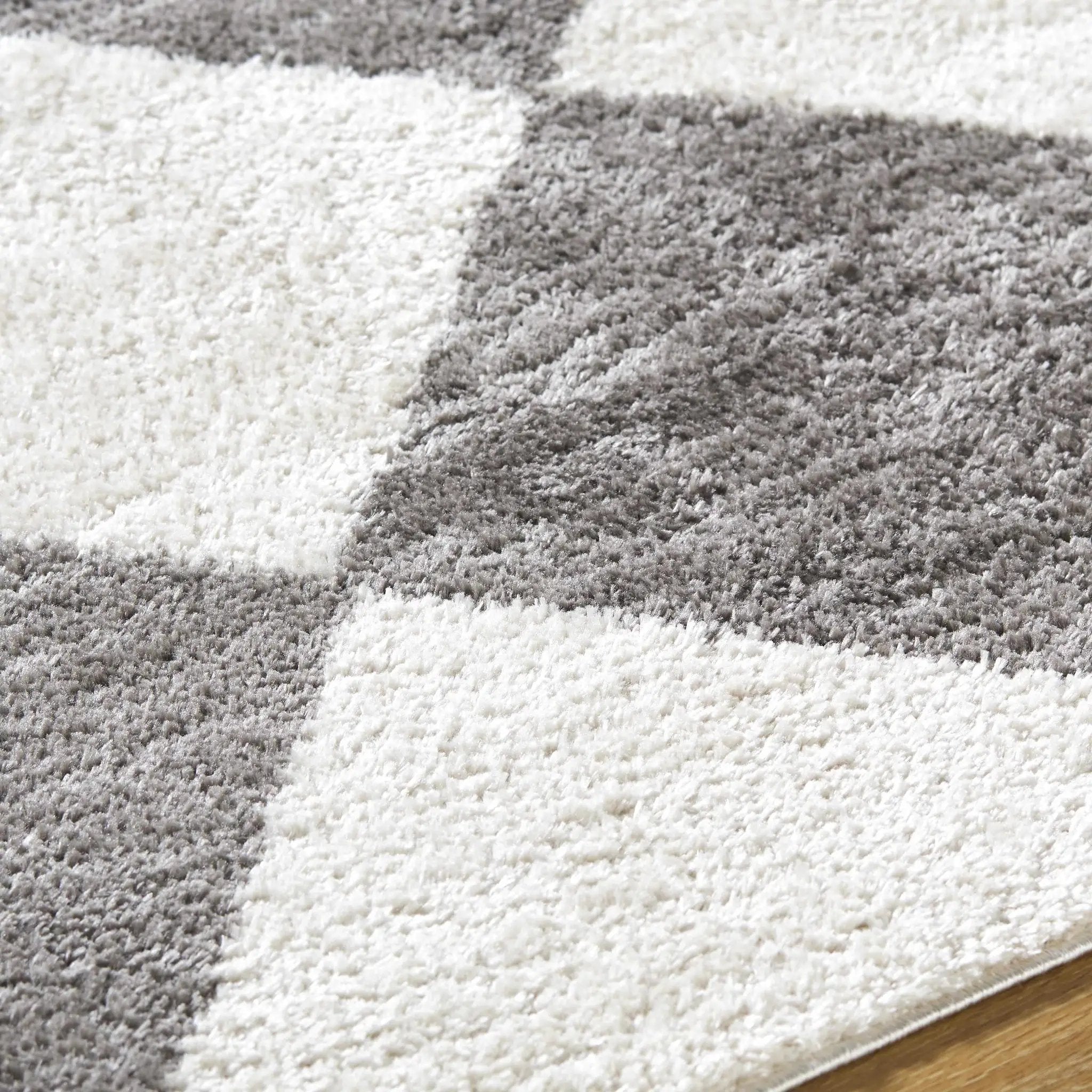 Arilla Diamond Checkered Washable Area Rug by Boutique Rugs