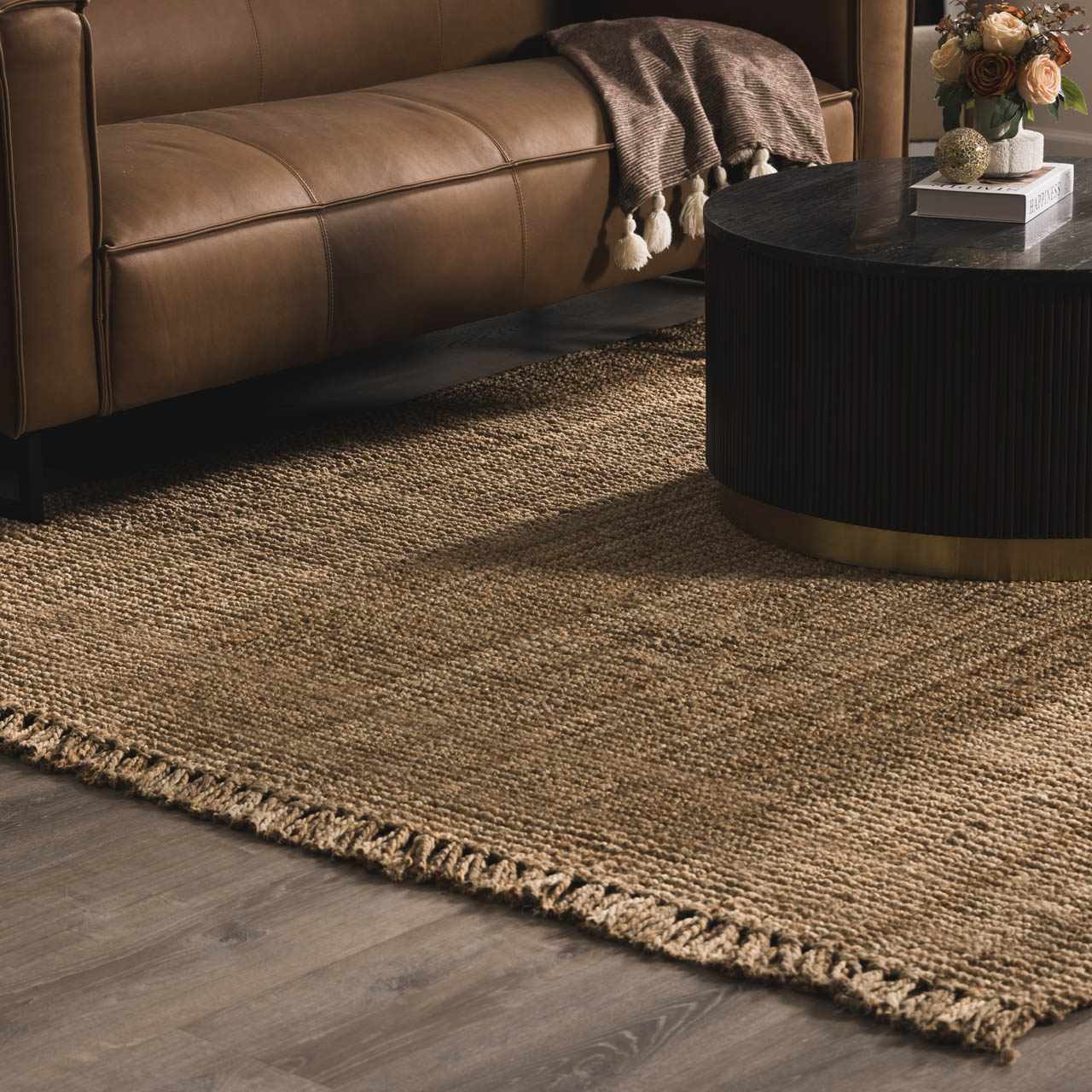 Oaks Perfect Flatweave Jute Rug by Boutique Rugs