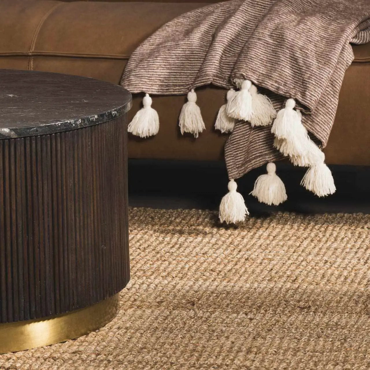 Oaks Perfect Flatweave Jute Rug by Boutique Rugs