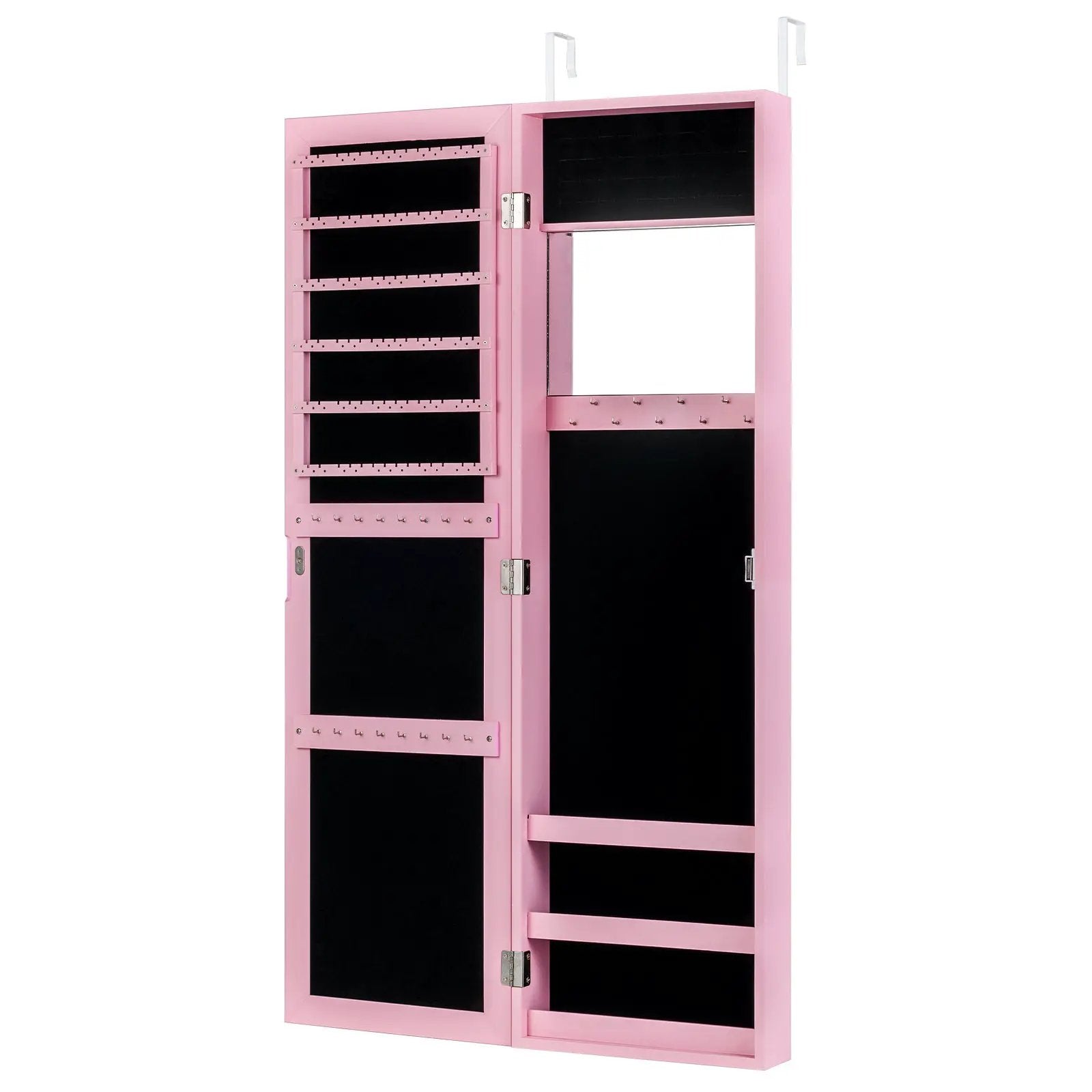 Jewelry Cabinet Wall or Door Mounted Jewelry Armoire Modern Hanging Jewelry Organizer by DirectDeals