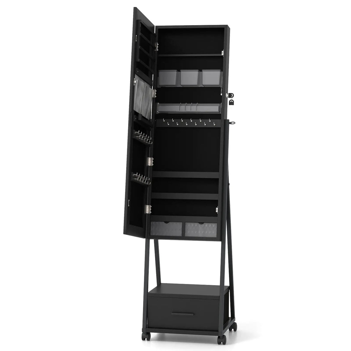 Jewelry Cabinet with Full by DirectDeals
