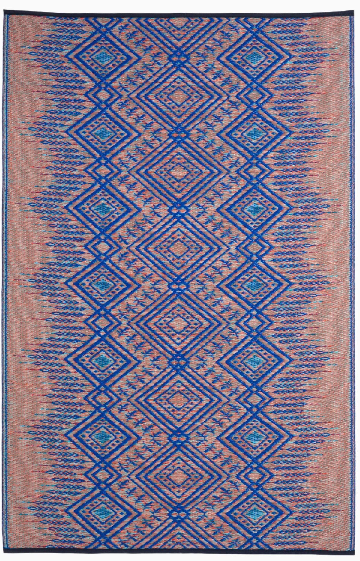 Jodhpur - Multi Blue Outdoor Rug for Patio by Fab Habitat