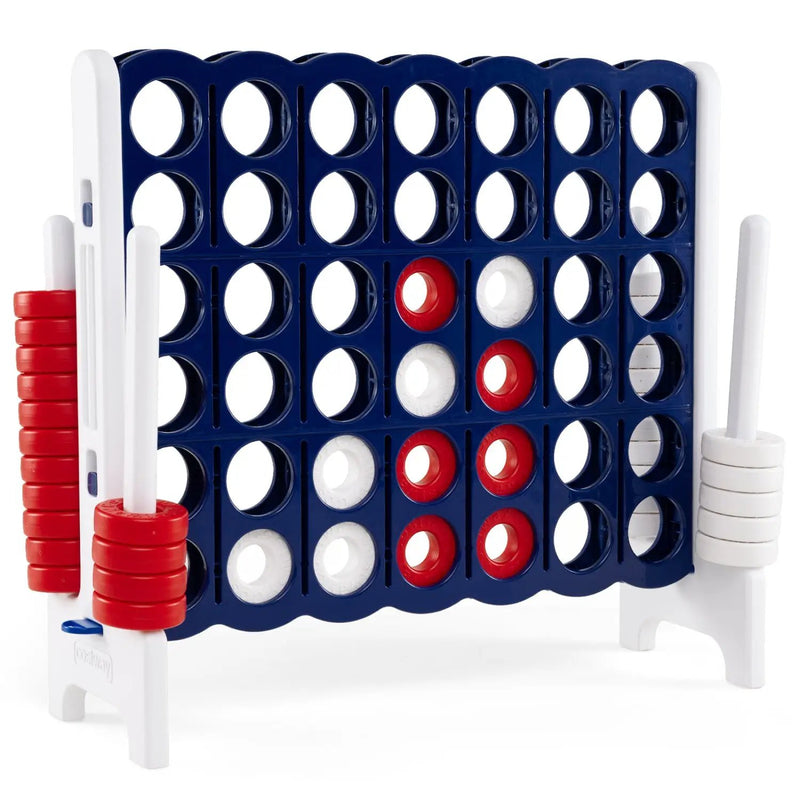 Jumbo 4 in a Row 4-to-Score Giant Game Set-White by DirectDeals