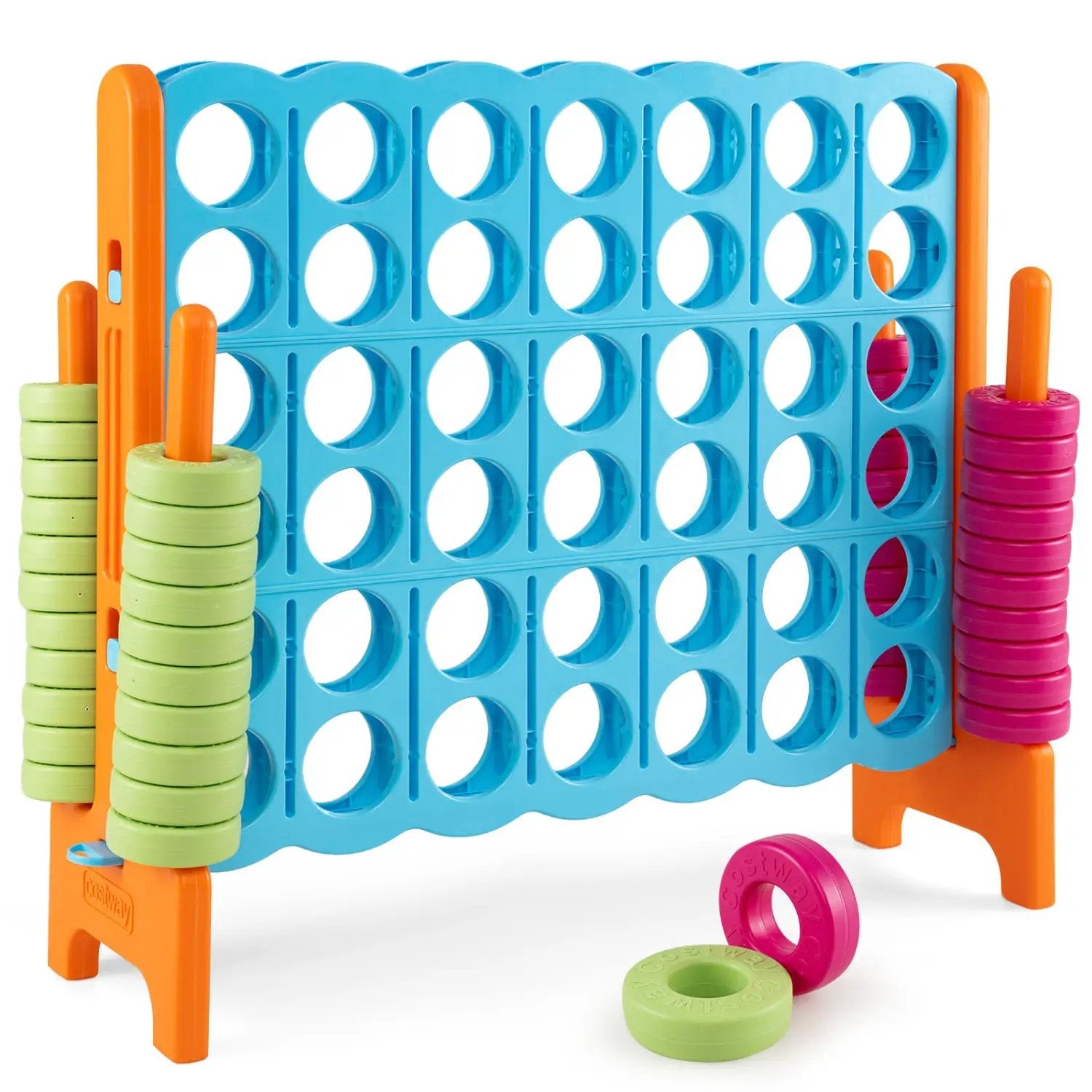 Jumbo 4-to-Score Game Set 3.5FT Tall Oversized Outdoor Lawn Game by DirectDeals
