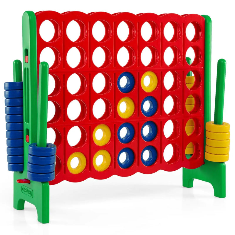 Jumbo 4-to-Score Game Set 3.5FT Tall Oversized Outdoor Lawn Game by DirectDeals