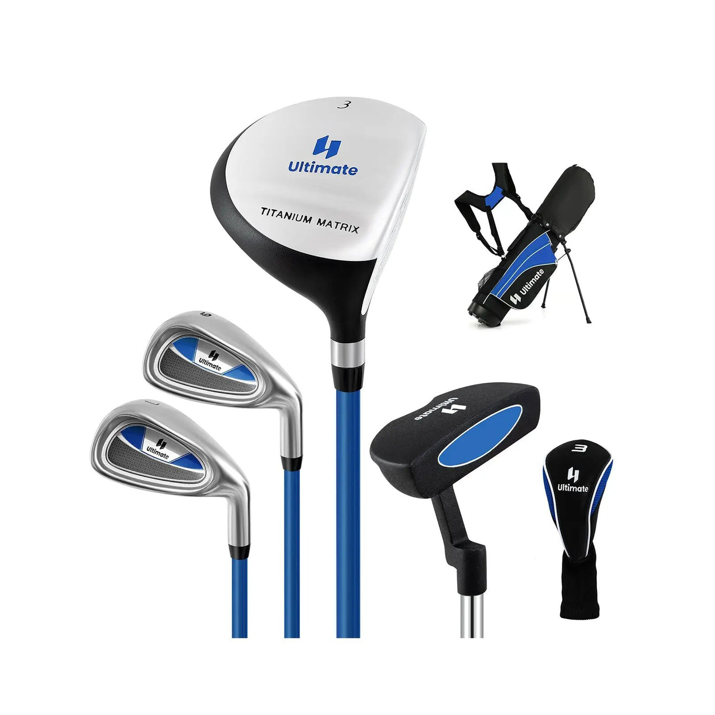 Junior Complete Golf Club Set For Age 8 to 10 by DirectDeals