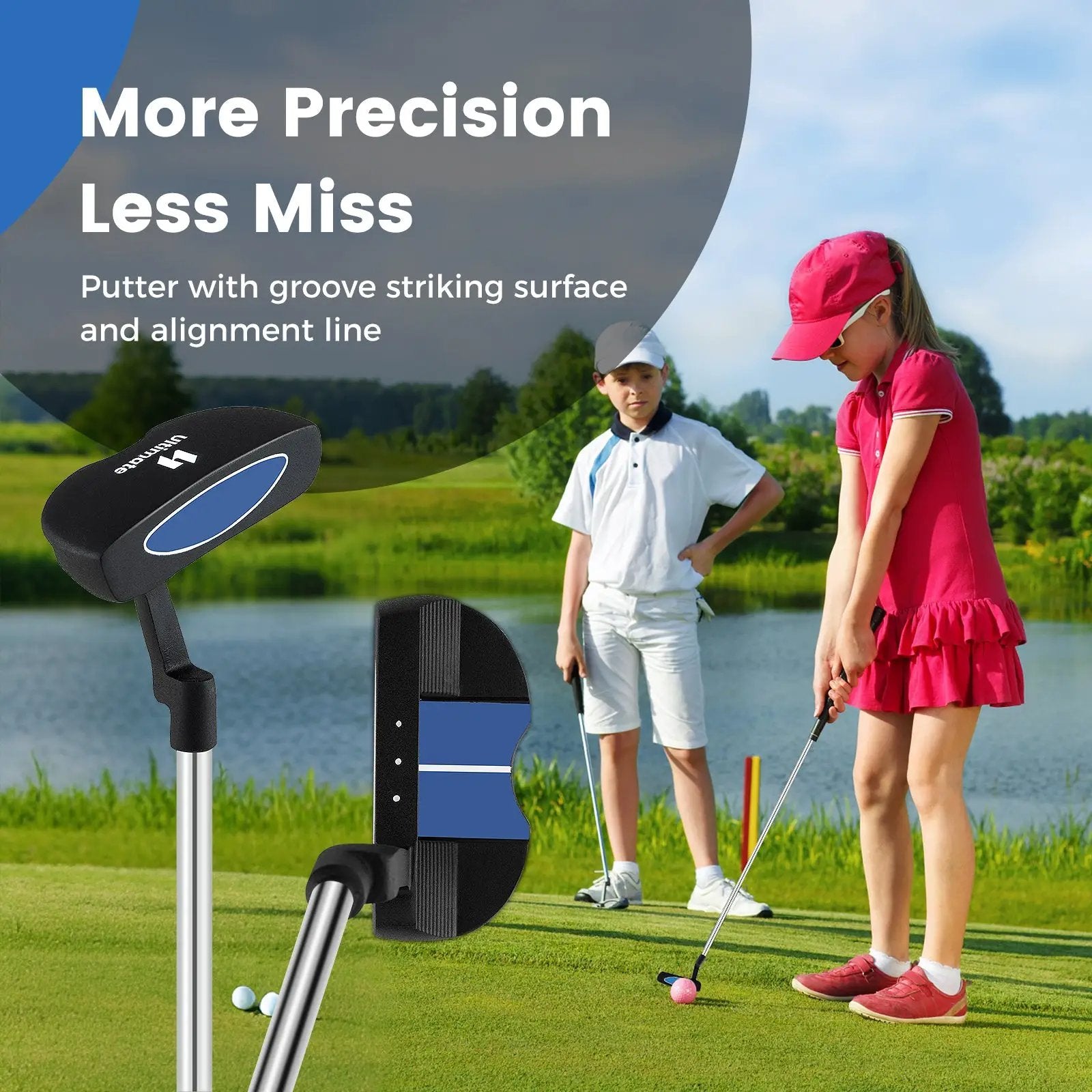 Junior Complete Golf Club Set For Age 8 to 10 by DirectDeals