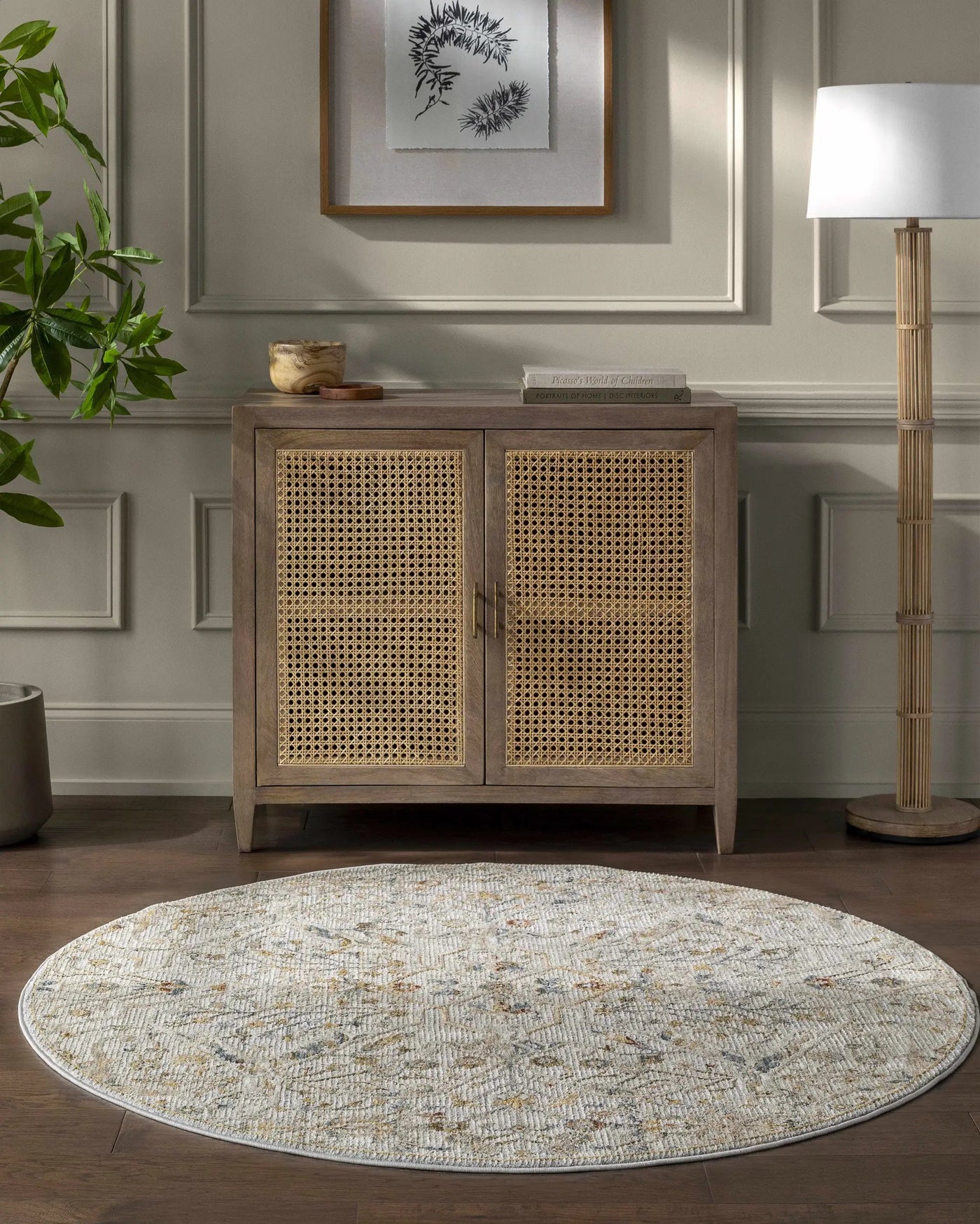 Kabungahan Oushak Style Floral Rug by Boutique Rugs