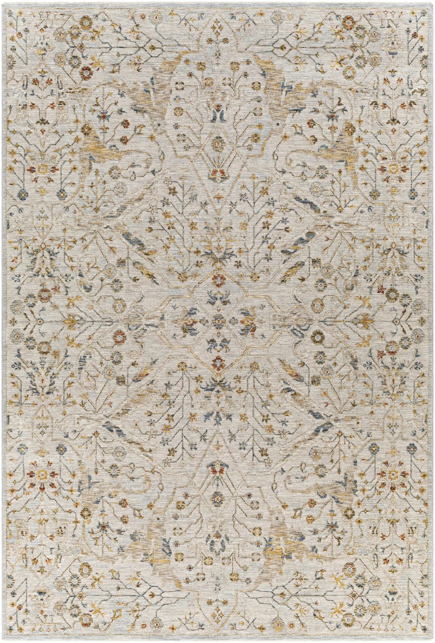 Kabungahan Oushak Style Floral Rug by Boutique Rugs