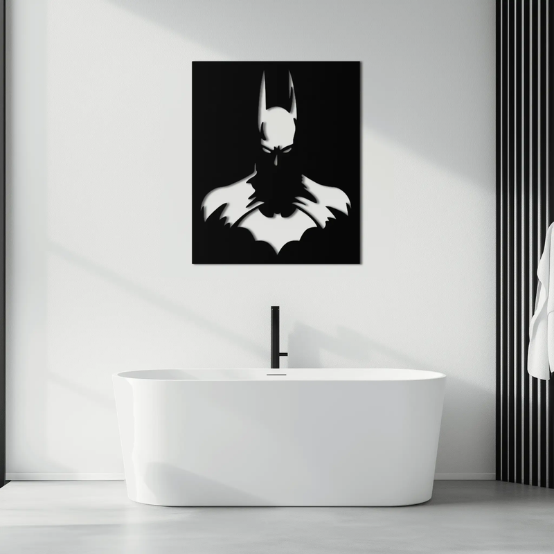 Dark Knight Metal Wall Art - Modern Steel Wall Decor - KAF034 by Enova Art