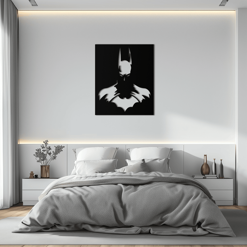 Dark Knight Metal Wall Art - Modern Steel Wall Decor - KAF034 by Enova Art