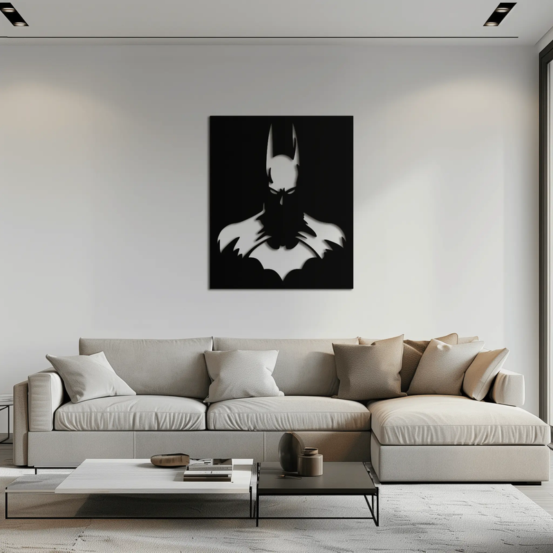 Dark Knight Metal Wall Art - Modern Steel Wall Decor - KAF034 by Enova Art